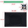 Premium Jigsaw Puzzle Mat Roll-Up Design Non-Crease Rubber Surface, Accommodates