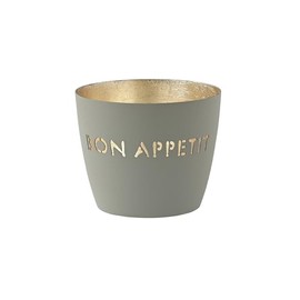 Gift Company [MM [W] Madras Lantern, M, Bon Appetit, Cool Grey/Gold