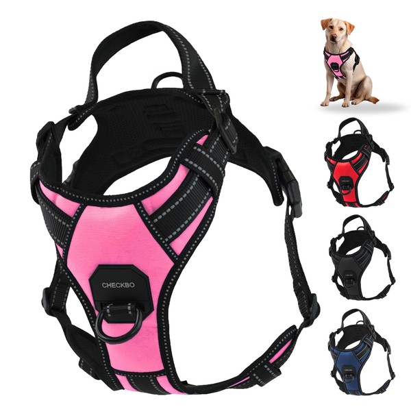No Pull Harness for Medium Large Dogs, No Escape Harness