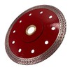 7" High Performance Turbo Mesh Saw Blades for Porcelain Tile,