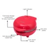 Innoteck Kitchen Pro 550W Mini Waffle Maker – Red Heart-Shaped