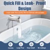 Universal Bathtub Tub Spout with Diverter, Fits 1/2" Slip-Fit Copper