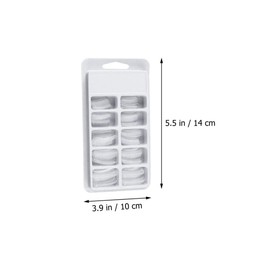 Baluue Diy Manicure Art Supplies Extended Armor Set Nail Gel Crystal Stencils Molds False Nails