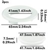 3 Pieces Table Umbrella Hole Ring with Cap Umbrella Hole
