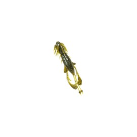 FishLab Nature Series Creature Bait Kickin Craw 3 1/2", Green Pumpkin