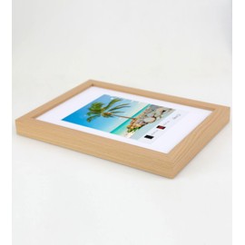 Wooden Picture Frame Plexi Lifestyle Photo Frame Collage Wall Decoration Poster HR25: Colour: Beech | Format: 10 x 15 cm