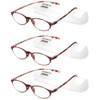 Calabria 719 Flexie Oval Reading Glasses +2.75 Multi Colorful (3pack)