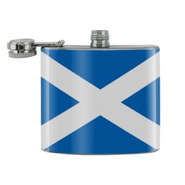 Scotland Scottish Country Flag Stainless Steel 5oz Hip Drink Kidney Flask