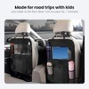 Car Backseat Organizer with Clear Tablet Holder – Kick Mat