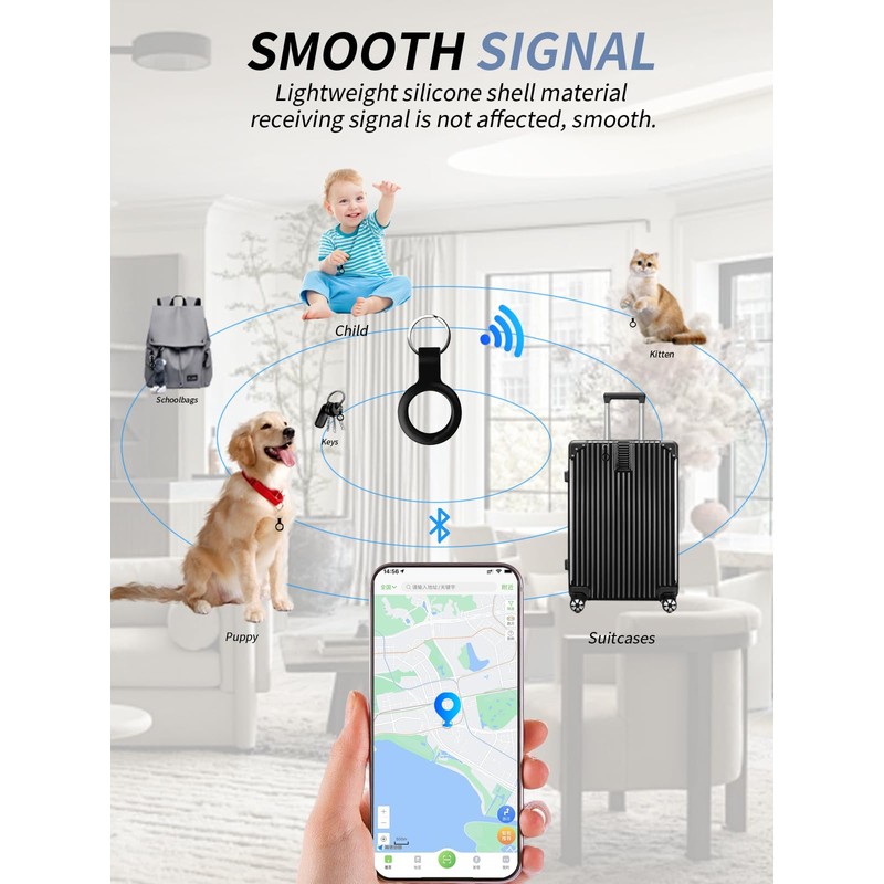 (5 Pack) Case for MiLi MiTag Smart Tag - Durable,