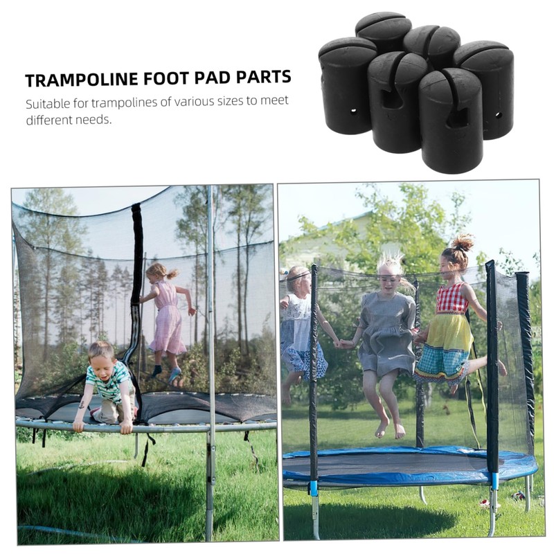 OHPHCALL Trampoline Accessories Kit 6pcs Abs Plastic Trampoline Pole Caps
