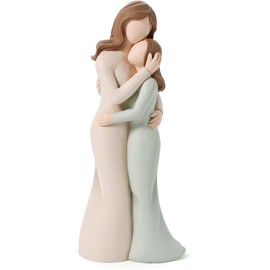 Mother Daughter Figurine, Mother and Daughter Gifts from Mum Birthday Gifts for Women, Mum Gifts for Mothers Day Memorial Gifts for Grave, Gift for Mum Thanksgiving, Mom Gifts for Christmas Mum Gifts