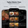 Typhur Sync Gold Wireless Meat Thermometer, Enhanced 10X Sub-1G Signal