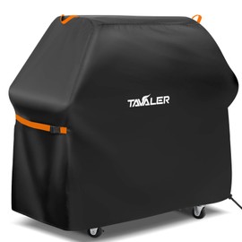 Tavaler Barbecue Cover Weatherproof 140 x 65 x 120 cm Grill Cover 420D Oxford Fabric Barbecue Cover Gas Grill Cover Grill Protective Cover for Weber, Enders, Char Broil Series