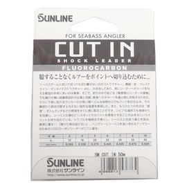 SUNLINE Fluorocarbon Line, Salimate Cut In, 164.0 ft (50 m), No. 5, 20 lb, Clear