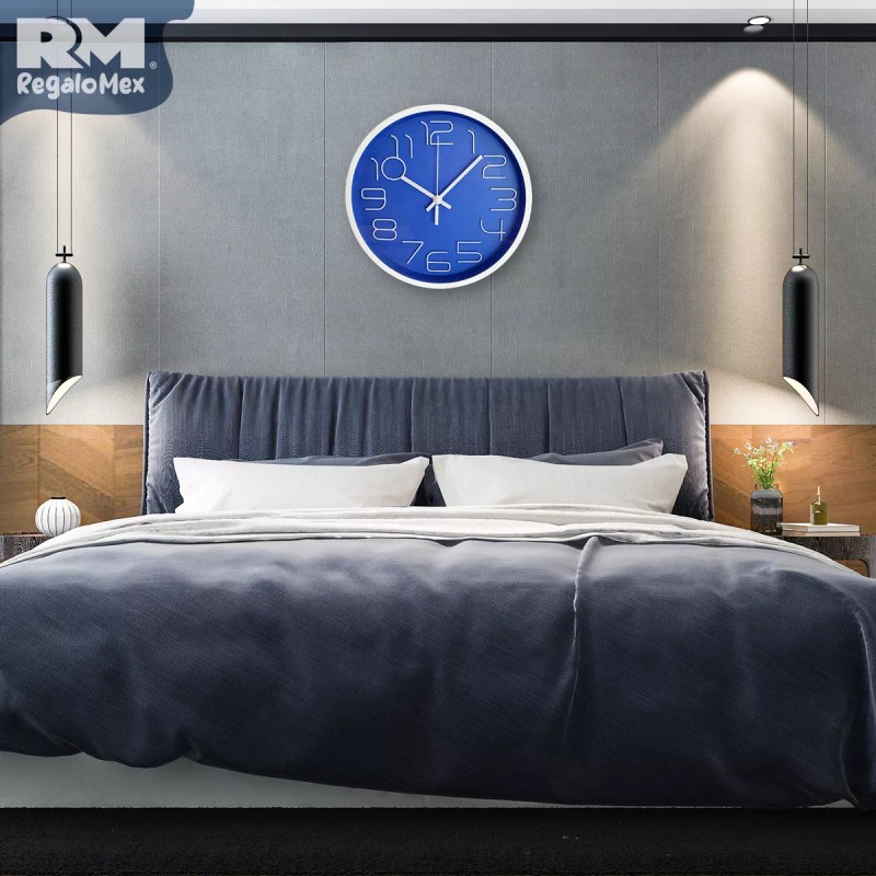 Rm Regalomex Reloj Análogo De Pared Diseño Innovador 30 Centímetros