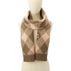 Coach Argyle Knit Muffler