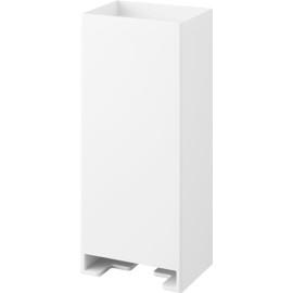 Yamazaki Industries 3080 Gypsum Board Tweezers Included Wall Panty Liner Holder Compatible with Gypsum Boat Walls, White, W3.9 x D 2.9 x H 10.9 inches (10 x 7.4 x 25.2 cm), Tower Sanitary Storage Case