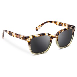 Epavouos Reading Sunglasses for Women Oversized Lenses Blue Light Blocking Square Sun Readers Spring Hinge UV400 Protection Tortoise 1.75