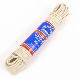 EVERLASTO 'Longlast' Waxed Weatherproof Cotton Clothesline Pulley Line 6mm x 30M (Packaging may vary)