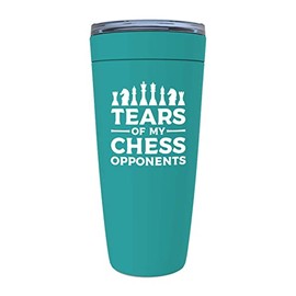 Chess Mint Tumbler 20oz - Tears Of My Chess - Chess Lovers Hobbies Athletic Coach Competition Player Strategies Dad Logic Game Bishop