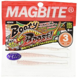 Magbit MBW08 Worm Booty Boost 3" #06 UV Clear Pink MBW08