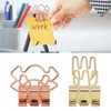 100pcs Binder Clips for Student Strong Clamping Force Metal Arrows