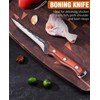 Naitesen 3PCS Hand Forged Butcher Knife Set, Very Sharp Meat