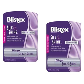 Blistex Silk & Shine Lip Moisturizer 0.13 oz Pack of 2
