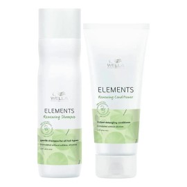 Kit Tratamiento para Cabello Sensible Wella Elements Shampoo Y Acondicionador Sin Sulfatos 250 Ml