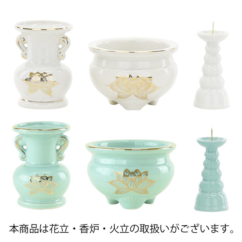Buddhist altar flower flower altar flower altar vase pottery flower