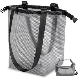 Spa Bag, Waterproof, Hot Spring Bag, Sauna Bag, Large Capacity, 2-Way, Wet Towel OK, Lightweight, Compact, Quick Drying, EVA Material, Pool, Gym, Hot Springs, Black, M)