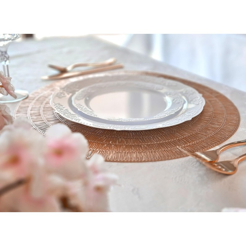 " OCCASIONS " 10 Pieces Pack/Centerpiece Placemats Washable Easy to