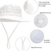 QIYIENDIAN Baby Sun Hat Wide Brim Beach Bucket Hat for