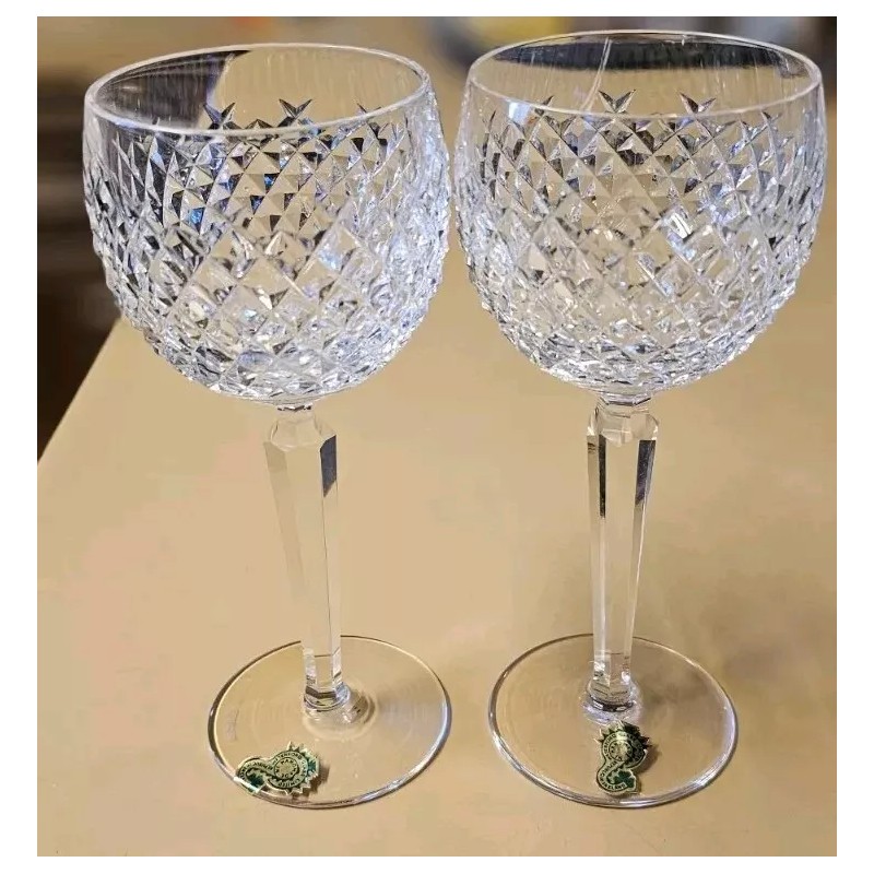 Waterford Vintage ~ Waterford Crystal ~ Alana Wine Hock Goblets