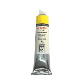 Oil Paint for Artists 84 Colours Professional Painting Maestro Pan 45 ml Tube - Yellow Lemon (Catalogue Number - 125)
