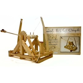 Pathfinders Kits STEM - Kit de catapulta Leonardo da Vinci | Kits de ciencia Trebuchet para niños de 12 a 14 años | Juguetes para edades de 8 a 13 años | Juguetes de física | Kit de ingeniería para