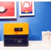 Cash Box with Money Tray and Combination Lock Metal Money