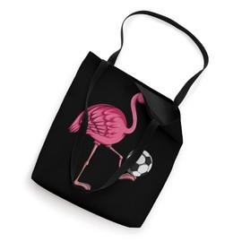 Soccer Coach Soccer Player Pink Flamingo Soccer Tote Bag
