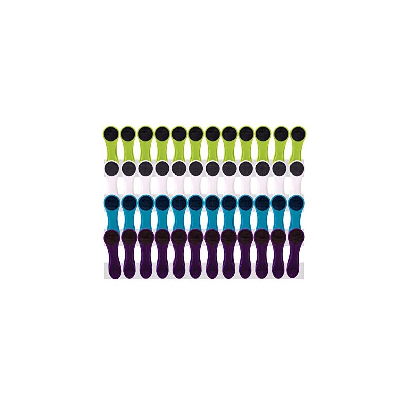 48 Clothes Pegs Soft Grip Soft Touch Soft Touch (Green,