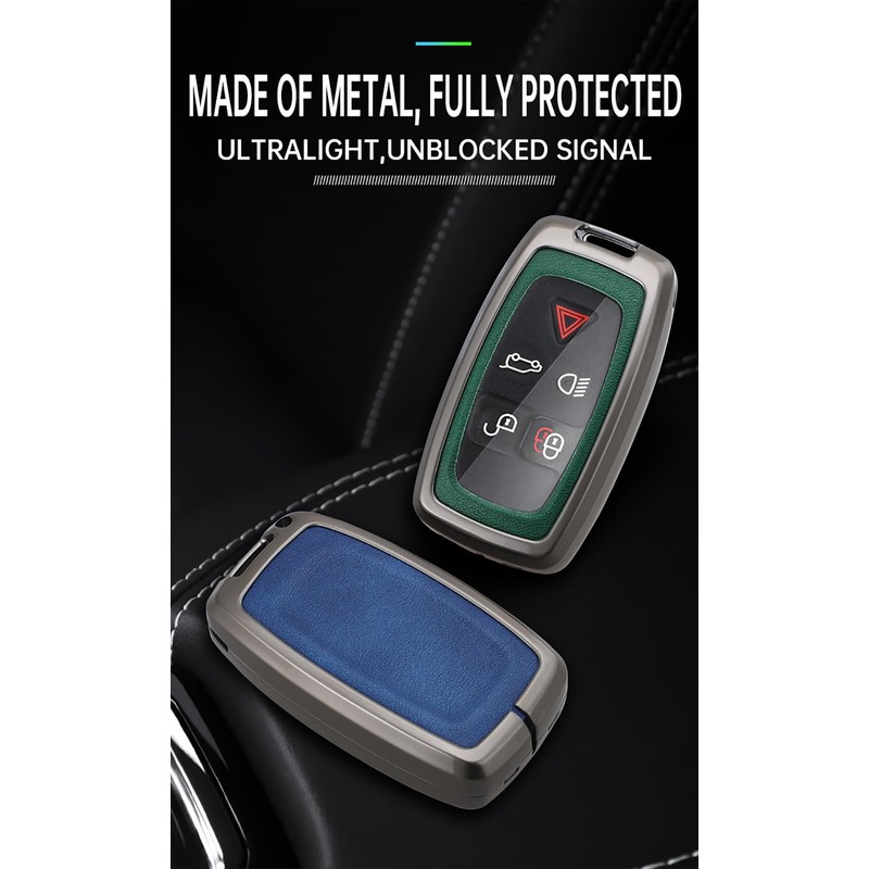 ontto Alloy Car Key fob Cover Fit for Land Rover