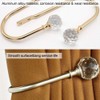 COCIVIVRE 2 Pack Curtain Holdbacks Wall Mounted Curtain Tiebacks Hooks
