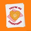 Everything Bagel Valentines Day Love Card - You're my Everything