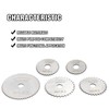 ZUDKSUY 12PCS HSS Circular Wood Cutting Saw Blade Discs with
