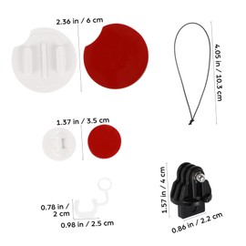 KOMBIUDA in-1 Surfboard Mounting Kit Action Camera Mounts Accessories for Surfing Skiing Skateboarding