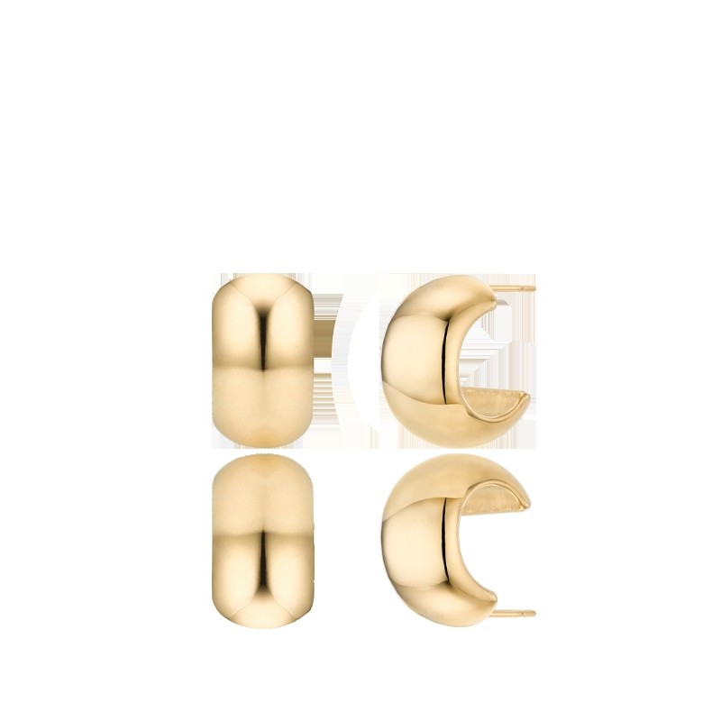 Gold & Deer 14K Goldfield Classic Bold Half Ring (Pair)