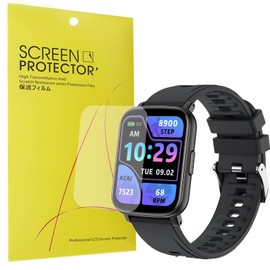 Giaogor Compatible for Cillso Smart Watch Screen Protector, [6 Pack] Full Coverage TPU Clear Film Compatible for Cillso Smart Watch 1.69'' P40 Fitness Tracker (6 pack)