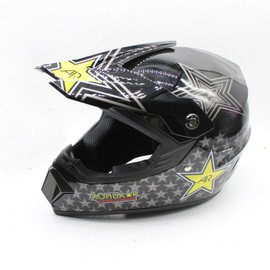 Motorcycle Helmet Adult Motocross ATV Dirt Bike Gift MTB Racing Helmet Protector Muti-color Helmet Set w/ Goggles (4 Size/M)