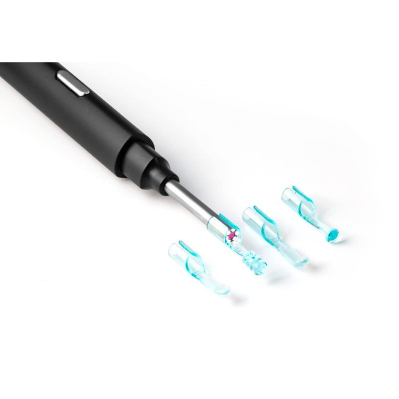 Lifenaxx Wi-Fi Otoscope with Spoons for Earwax Removal, Equipped with