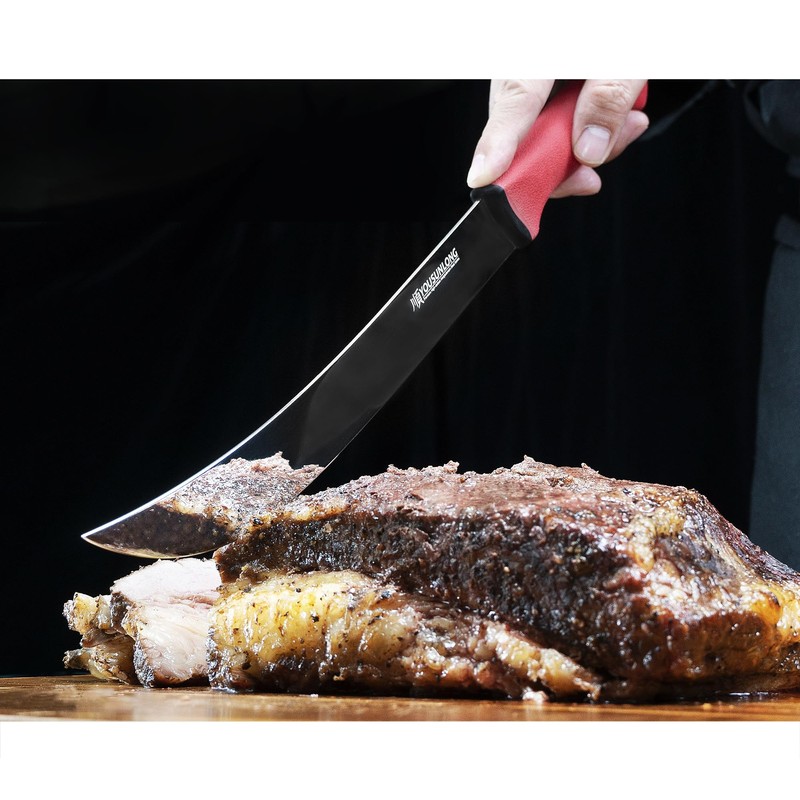 YOUSUNLONG Breaking Butcher Knife - 10 Inch Cimiter Steak Knives